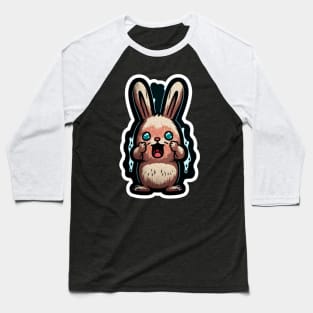 Frightened Bunny Baseball T-Shirt